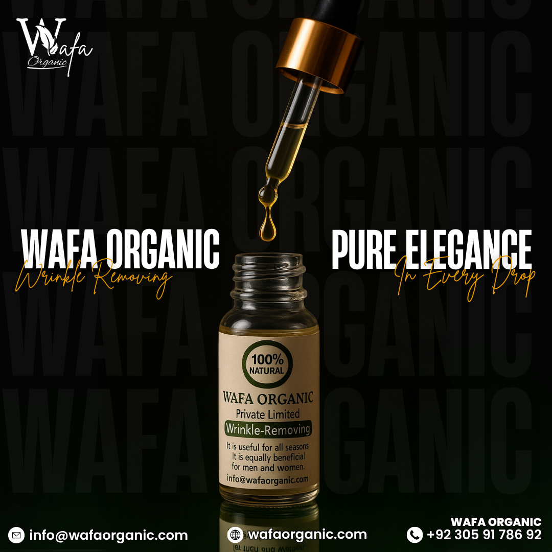 Wafa organic (3) Wrinkle-Removing Herbal Serum – 100% Natural - Image 1